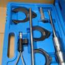 11 Piece Inner CV Axle Removal Tool, Heavy Duty Slide Hammer Puller Set | 63mm 48mm CV Joint Fork, Outer CV Joint Adapter and Steel Cable Adapter, Front Wheel Drive Axle Half Shaft Removal Tool Kit