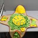 HOPET Snuffle Mat for Dogs Large Breed, 28.3''x28.3'' Interactive Puzzle Dog Food Mat, Easy to Clean, Durable, Mental Stimulation & Slow Feeding Game for All Breeds