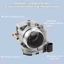 X AUTOHAUX 06A133062BD Electronic Throttle Body Assembly with TPS Actuator for Audi TT 1.8L for VW Golf Jetta 1.8L 06A133062C 06A133062