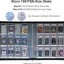 12 Pocket PSA Slab Binder, Holds 168 PSA Slabs, Graded Card Binder for PSA, CGC, CSG, FGS and FCG Slabs