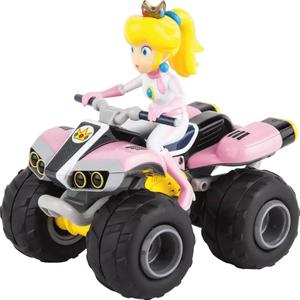 Carrera RC Nintendo Mario Kart 2.4 GHz Radio Remote Control Toy Car Vehicle - Peach Quad, 6 X 7.5 X 8 Inches