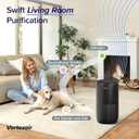 LEVOIT Air Purifiers for Home Large Room Up to 1733 Ft With HEPA Sleep Mode, AHAM VERIFIDE, Auto Mode, Air Quality Monitor, Smart WiFi, 3-in-1 Filter For Pet Allergy, Smoke, Dust, Core 400S-P, Black