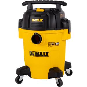 DEWALT 6 Gallon STEALTHSONIC Shop Vacuum Wet and Dry DXV06PL-QT, Ultra Quiet 4 Peak HP Wet Dry Vac for Jobsite & Workshop