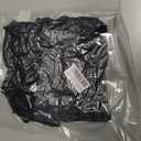 Plus Size Women Sexy Lingerie Set Lace Babydoll Strap Chemise Nightgown Sleepwear Side Slit Nightdress with Panty (Black, L)