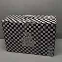 Porlien 16-Piece Classic Square Dinnerware Set for 4-Square Dinner Plates, Dessert Plates, Bowls & Dipping Saucers, Off White Dishes for 4