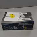 Office Chair Wheels 3" Inch Roller Blade Rubber Chair Caster Wheels Replacement, 11mm Universal Fit Stem, Heavy Duty Gaming Computer Desk Chair Wheels for Hardwood Floor Carpet - Set of 5 (Transparent)