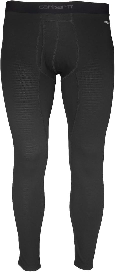 Carhartt Men's MBL115 Base Force Midweight Base Layer Classic Bottom (X-Large, Black)