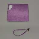 Varikke for Galaxy S25 Ultra Wallet Case Detachable with Card Holder for Women, Glitter PU Leather Strap Magnetic Flip Wallet Removable Phone Case Cover for Samsung Galaxy S25 Ultra 6.9", Light Purple