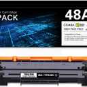 48A Toner Cartridge 1-Pack Replacement for HP 48A | CF248A Toner Compatible with HP LaserJet Pro M15w M15a M16w M16a MFP M28w M28a M29w M29a M30w M31w Printer Ink.(1 Black)
