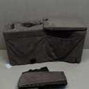 Removable Sofa Armrest with Cup Holder, PU Leather Multifunctional Couch Caddy Storage Arm Rest