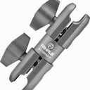 FANAUE Composite Double Socket Swivel Arm, 3.7" Aluminum Mounting Arm Dual 20mm Socket Ends - Fits 20mm Attachment Ball (DA-100PRO-M)