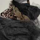 Boyiee Womens 80s Costume Set Dress Jacket Headband Earrings Necklace Lace Legging Gloves Halloween 80s Themed Costumes (Large)