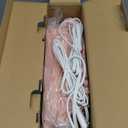 Heated Electric Blanket King Size, Dual Control Fast Heating Sherpa Blanket, 8 Heating Levels & 10 Hours Auto Off, Machine Washable with ETL & FCC Certified, Pink