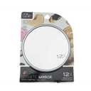 Jacent Dip & Dab 12X Magnification Cosmetic Mirror with Suction Cups, 5 Inch