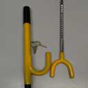 Tevlaphee Steering Wheel Lock - Anti Theft Device with Adjustable Car Wheel Lock, 3 Keys (Yellow)