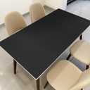 Warmstar Leather Table Cover 24 x48 Inch, 1.8MM Thick PVC Table Protector Waterproof, Desk Cover Protector Non-Slip Table Pad for Kitchen, Dresser, Gaming Desk,Dining Room Table