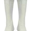 Scottish Highland Kilt Hose for Men, Ribbed Socks for USA Shoe Sizes, Wool Blend (Yellow, M)