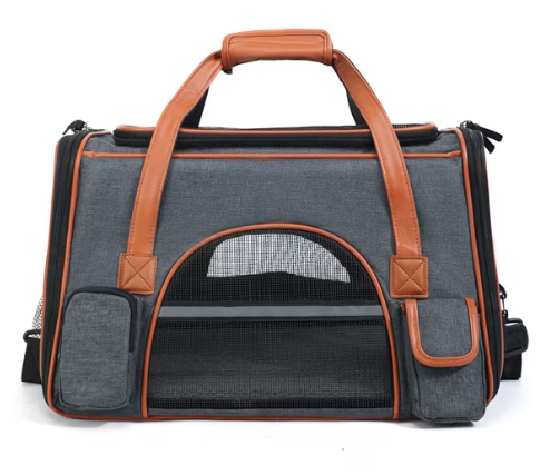Cat Carrier Bag Foldable Pet Product Adjustable Pet Product Cat And Dog Supply Pet Travel Carrier Lightweight Breathable Polyester Blend with Shoulder Strap for Small Dogs Cats Outdoor Use, DG