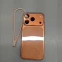 Dummy Fake Phone Model, Looks Like The Real Phone Dummy Compatible with Phone 17 Pro, Prank Stuff Decoy Pear Non-Working Toy Phone 17 Pro for Kids Pink Orange (Rainbow Front)