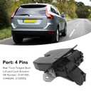Rear Hatch Trunk Boot Lid Liftgate and Tailgate Lock Latch Release Actuator Motor,31440240 Rear Trunk Latch Tailgate Door Lock Actuator,4 Pins Actuator Motor for XC60 MK1 2008 to 2012