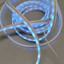 Neon Rope Lights16.4ft RGB LED Strip Lights with App Control,Music Sync Flexible DIY Design,5V USB Powered Neon Lights for Bedroom,Gaming,and Party Decoration(with Adhesive Backing)