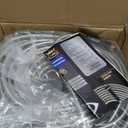 TITAN Garden Hose 200FT - 304 Stainless Steel Metal Water Hose, Flexible, Kink-Free, Lightweight, Durable, Crush Resistant Fittings, Easy to Coil, 500 PSI