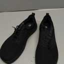 CFVKPT Men's Wide Toe Box Shoes Arch Support Barefoot Dress Sneakers Fashion Comfortable Breathable Casual Shoes (Black-2) Size 45