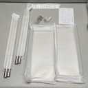 Bathroom Towel Storage for Bathroom, Wall Towel Rack for Rolled Towels, 30 inch Towel Holder Wall Mounted with Metal Shelf Can Holds 6 Large Towels, Brushed Nickel