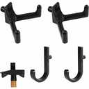 4PCS Shed Hooks Compatible with Suncast, Wall Mount Storage Shed Tool Hooks Utility Hanger Essential Garage Wall Organization Accessories for Shovels Rakes