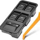 YHTAUTO Master Power Window Switch Driver Side Replacement for 2006 Range Rover Sport, 2005-2006 Land Rover LR3, 6+8+2 Pins, Window Control Switch Black