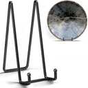 IPAME 14 Inch Heavy Duty Plate Stand (2 Pack) – Metal Display Easel for Large Plates, Platters, Picture Frames, Plaques, Signs and Posters
