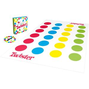 Hasbro Twister Party Classic Board Game for 2 or More Players,Indoor and Outdoor Game for Kids 6 and Up,Packaging May Vary, One Size