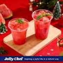JOLLY CHEF 12 oz Clear Plastic Cups, 1000 Pack Disposable Clear Drinking Cups, Cold Party Drinking Cups for Ice Coffee, Picnics, Ceremonies, BBQ, Wedding, Birthday, Party, Christmas
