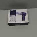 KMM Handheld Car Vacuum Cleaner, 9000Pa Vacuum Cleaner and Air Duster, 120W High Power Hand Held Vacuum with LED Light and Multi-Nozzles for Car, Home, Office, Pet (Blue)