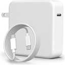 Mac Book Pro Charger 100W USB C Charger, Foldable Fast Charger for MacBook Pro/Air 16 15 14 13 Inch, New iPad-Pro, Samsung Galaxy and All Type-C Device, 6.6ft C to C Cable Included