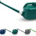 1 Gallon Watering Can, Garden Watering Can Outdoor, Plant Water Can with Removable Long Spout and Stainless Steel Sprinkler Head, Plastic Indoor Watering Cans for Gardening Flower Plants