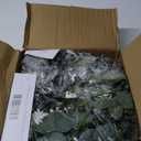 Door Wreath Green Eucalyptus for Front Door Wreaths Spring Summer Wreath Artificial Leaves Wreaths for All Season Home Farmhouse Porch Year Round Outdoor Wall Decorating,20 Inch