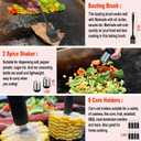 38PCS Flat Top Grill Accessories Set - Must Have for Your Outdoor with Professional Griddle Spatula, Cleaning Kit, Grill Basting Cover - Ideal Griddle Gift for Men Women