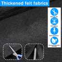 18FT Heavy Duty Ground Pool Pads for Above Ground Pool Liner, Pool Ground Mats for Pool Bottom, Above Ground Pool Blanket- Under Pool Padding - Replacement GroundPool Liner Pad Cloth Protector