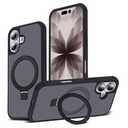 BTBTCASE Compatible with iPhone 17 Case with Ring Stand,Black