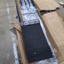 Rolanstar Metal Bunk Bed Full Over Full with USB Charging Station, LED Bunk Bed with 2 Storage Drawers, Bed with Safety Guardrail & Ladders, No Box Spring Needed, Easy Assembly, Black