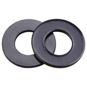 1/2" Stainless Steel Flat Washers Black (0.5" ID, 1.125" OD), Black Coated Finish, 304 Stainless Steel 18/8, Pack of 25