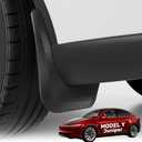 Zanch 2025 Tesla New Model Y Juniper Mud Flaps  All-Weather Splash Guards [OEM Design, Thicker & Durable] Custom Fit for Tesla New Model Y 2025-2026 (Set of 4)