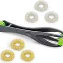 EcoEarth Finger & Hand Massager Set - 1 Dual-Sided Massage Roller, 6 Finger Massage Rings - Deep Tissue Comfort & Acupressure Therapy Tools for Arthritis, Carpal Tunnel, Stress & Pain Relief