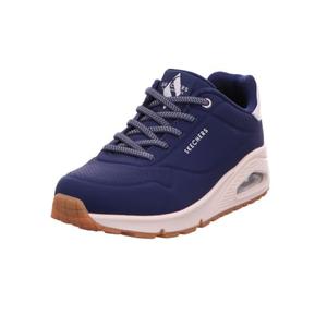 SKECHERS Women's Uno-Shimmer Away Sneaker, Navy/Rosegold, 9.5 SKECHERS Women's Uno-Shimmer Away Sneaker, Navy/Rosegold, 9.5