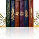 Gold Butterfly Bookends  Metal Decorative Book Ends for Shelves, Cute Butterfly Book Holders, Modern Gold Bookends for Home Office Decor