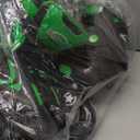 MammyGol Adjustable Inline Skates for Kids Boys Girls Youth Beginner with Light up Wheels Ages 4-16 (Green)