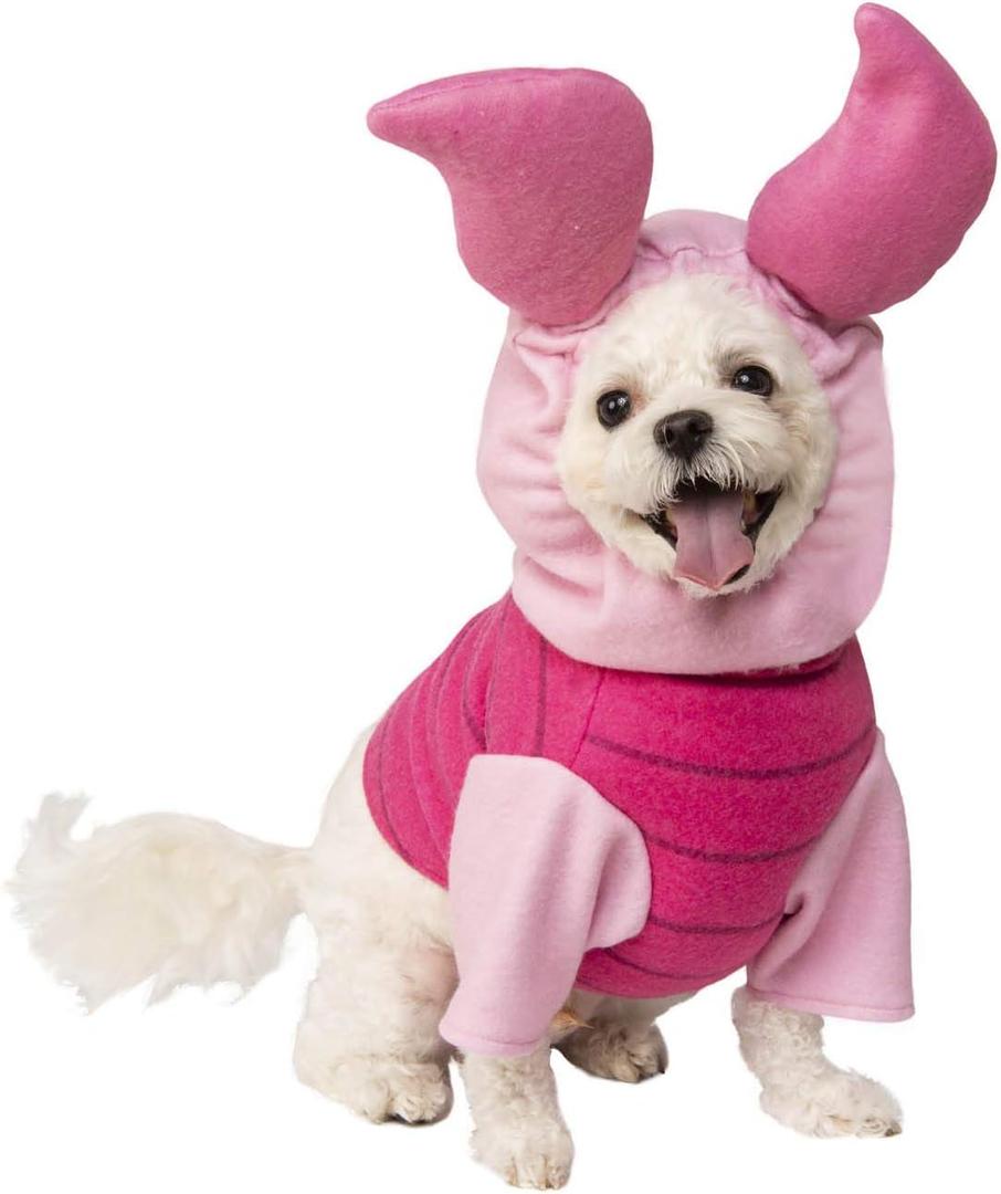 Disney Winnie the Pooh: Piglet Pet Costume for For Dogs or Cats by Rubies, XL