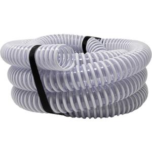 Sealproof 1.25" (32mm) Pool Filter Pump Connection Hose for 1-1/4 Inch Above Ground Pools and Intex Systems, 12 FT Premium Quality PVC Made in USA | Cut to Desired Length, Includes 4 Hose Clamps