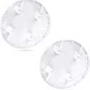 Plastic Meter Blank for Milbank 6002 Plastic Electric Meter Cover Plate(white 2pack)
